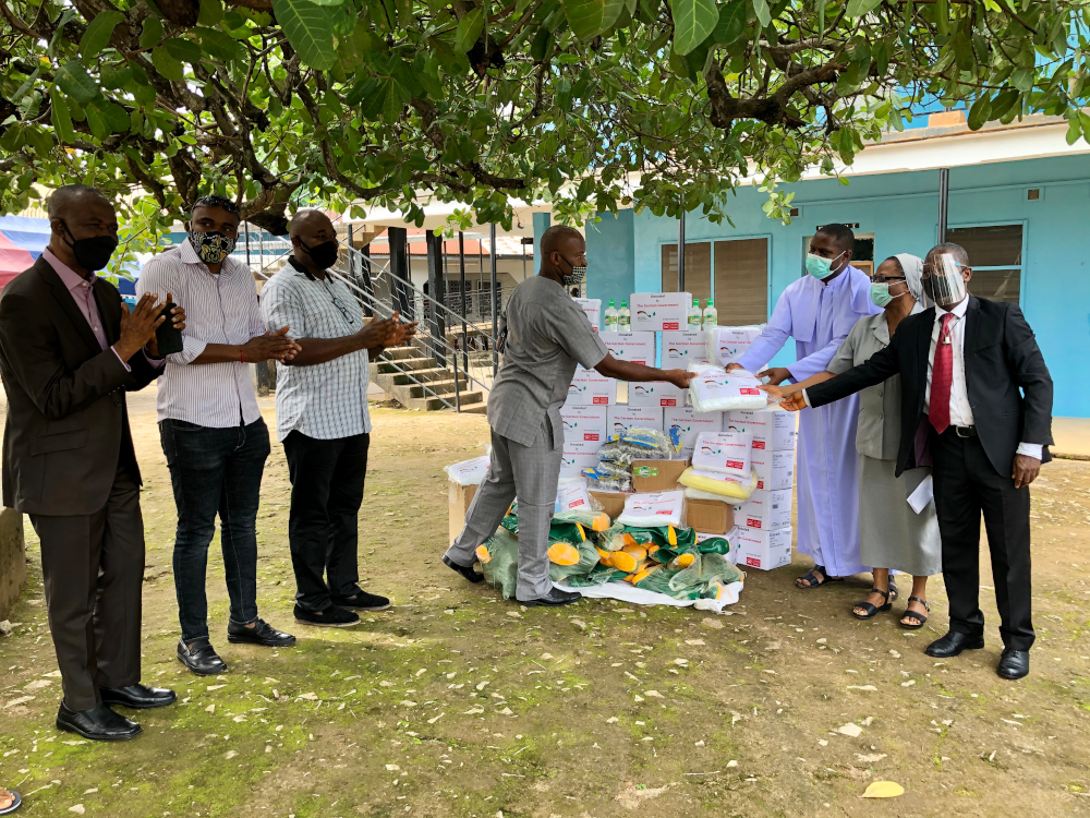 RedAid Nigeria hands over personal protective equipment to St. Patrick's Hospital Mile 4